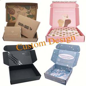 กล่องโลจิสติกส์รักษ์โลก GLY PACKAGING สำหรับการจัดส่งร้านค้าออนไลน์ กล่องไปรษณีย์ลูกฟูกแบบกำหนดเอง กระดาษคราฟท์สีชมพู - Product Image 6