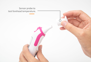 Özelleştirilebilir KFT-22M Lcd ekran anında okuma termometre çok fonksiyonlu kulak termometreler dijital kızılötesi klinik termometre - Product Image 5