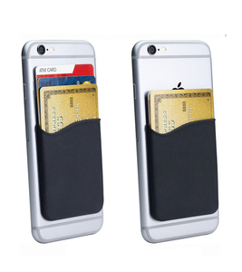 Promozione in Silicone porta carte da visita <span class=keywords><strong>portafoglio</strong></span> con Logo stampato porta carta di credito Mobile - Product Image 3
