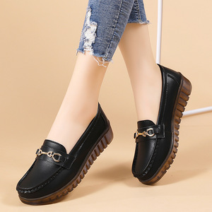Scarpe Basse Primaverili e Autunnali Nuovo Stile per Donne Scarpe a Punta Bassa per Mamme Antiscivolo con Suola Morbida Comode per i Piedi - Product Image 5