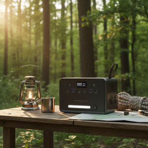 Station d'alimentation portable 100W 89.6Wh, batterie LiFePO4 4000+ cycles, générateur solaire MPPT, sorties multiples pour ordinateur portable, téléphone, camping - Product Image 5