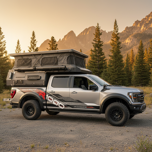 Camper personnalisable 500 kg 4x4 mini léger et moderne pour pick-up avec toilettes, remorque et <span class=keywords><strong>camping</strong></span>-<span class=keywords><strong>car</strong></span> escamotable - Product Image 1