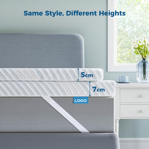 Sang trọng nhà khách sạn bọt Bộ nhớ Nệm pad làm mát Gel giường nệm Topper - Product Image 5
