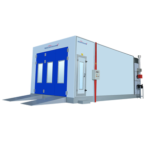 Cabine de peinture diesel certifiée CE avec éclairage <span class=keywords><strong>LED</strong></span> et filtres environnementaux à 3 étapes pour ateliers de carrosserie automobile - Product Image 2