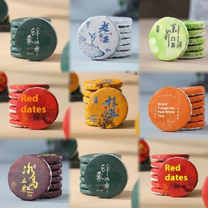 Té Pu'er en Pastillas Pequeñas de 250g, Directo de Fábrica, Té Pu Erh Fermentado Crudo y Maduro, MOQ Bajo y Empaque Personalizado - Product Image 3