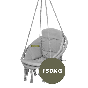 New Garden Patio suspendu corde balançoire Camping balançoire extérieure avec <span class=keywords><strong>coussin</strong></span> - Product Image 4