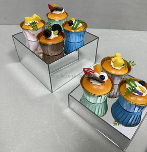 Cube Box pour <span class=keywords><strong>Buffett</strong></span> Dessert Cupcake Shop Store Comptoir Affichage Risers Affichage Commercial Dessert Stand De Desserts - Product Image 5