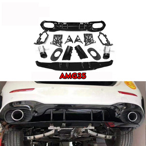 2019-A-Class Hatchback W177 Mise à niveau vers la lèvre arrière de diffuseur de style A45 35 Amg pour <span class=keywords><strong>Mercedes</strong></span> Benz - Product Image 3