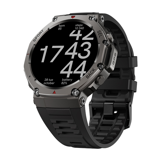 Pocket Dial Call Outdoor Compass Sport Reloj Smart Watch 5ATM Waterproof 1.43" Round Amoled Screen DM58 GPS Smartwatch 2025