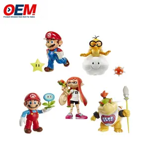 Aangepaste Fabrikant Custom Plastic Pvc Vinyl Speelgoed Aangepast Super Pvc Mario Set Figuur Speelgoed