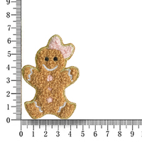 Sac à dos pour poupée personnalisé Noël Sourire Visage patchs en chenille brodés broderie au fer sur patchs pour vêtements