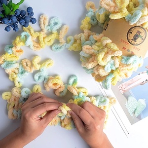 Commercio all'ingrosso Cynthia 100g Senza Aghi Nessun Gancio della Barretta Crochet Chunky Morbida Coperta Del Bambino Ingombranti <span class=keywords><strong>Loop</strong></span> - Product Image 2