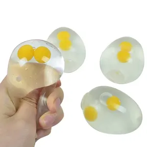 Realistische Valbestendige Nieuwigheid Tpr Egg Squishy Speelgoed Anti-Stress Soft Squeeze Release Speelgoed Fidget Speelgoed