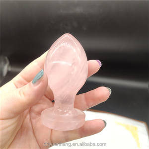 Natuurlijke Rozenkwarts Crystal Yoni Eieren Butt Pluggen Kristal Massage Anale Pluggen Voor <span class=keywords><strong>Sex</strong></span> - Product Image 4
