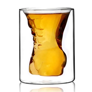 Verres à whisky à double paroi pour femme nue, verres à vin, verres à lait pour <span class=keywords><strong>homme</strong></span> musclé, tasse à café - Product Image 2