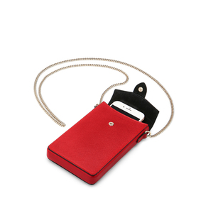 Sac bandoulière en cuir véritable RFID avec logo <span class=keywords><strong>personnalisé</strong></span> pour femme, petit format, pochette <span class=keywords><strong>de</strong></span> <span class=keywords><strong>téléphone</strong></span> portable portable avec rabat - Product Image 2