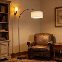 Lampe sur pied moderne de qualité supérieure, style nordique luxueux, simple, pour salon, chambre, hôtel, lampe verticale E27