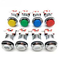 Wintai-Tech Joystick-S01 Kit DIY de Arcade para 2 Jugadores, Codificador USB para PC, Joystick Sanwa, Plástico, 10A, Electrodoméstico, LED