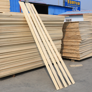 Vendita all'ingrosso di legno legno legno di Paulownia/pino/pioppo di legno solido listello con la costruzione - Product Image 3