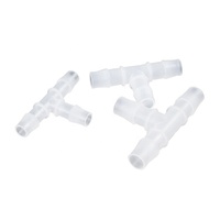 Raccords en T en plastique PP de 1,6 à 25 mm pour tuyaux d'irrigation de jardin, adaptateur de réservoir d'aquarium, tuyau de pompe à air, raccords en pagode