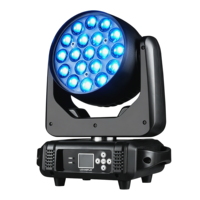 Luz Móvil de Efecto de Enfoque 19x15W con Control DMX para DJ, Discoteca, Club Nocturno, KTV, Bar, Teatro e Iluminación de Escenario