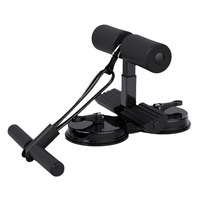Equipo de Fitness para el Hogar: Entrenador de Abdominales con Soporte de Pies de Doble Ventosa y Cuerda de Tracción para Ejercicio Individual