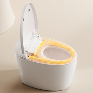Самоочищающийся керамический унитаз в форме яйца - Product Image 3