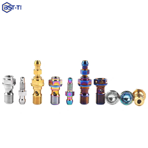 Tùy Chỉnh Kích Thước <span class=keywords><strong>M8</strong></span> Titan Banjo <span class=keywords><strong>Bolt</strong></span> Bleeder Van Lỗ Duy Nhất 12Mm Bu Lông Chiều Dài Xe Máy Phanh Ly Hợp Dòng M5 M7 M16 Cho Bu Lông - Product Image 6