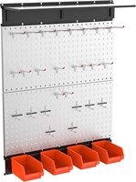 Organisateur mural en panneau perforé ABS, robuste, écologique, imperméable, pour cuisine, garage, salle de bain, armoire, moderne, à fixation murale