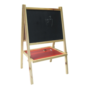 Chevalet en bois de pin MDF durable pour enfants, tableau de <span class=keywords><strong>dessin</strong></span> avec chiffres et lettres, bureau d'art sur pied, 3+ ans, <span class=keywords><strong>dessin</strong></span>/peinture, jouet préscolaire Montessori ANNA BECK - Product Image 1