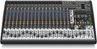 Behringer EURODESK SX2442FX Mixer Studio/Live 24-Input 4-Bus Ultra-Low Noise dengan Preamplifier Mikrofon XENYX, EQ Inggris, dan Dual Multi-FX