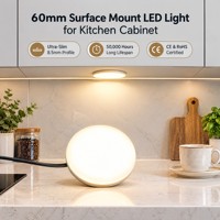 Lampes de placard, mini spot LED rond de 60 mm à montage en surface pour l'éclairage intérieur des meubles, 5017-41-1
