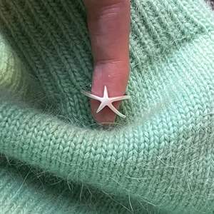 Anillo de Estrella de Mar Minimalista de Plata de Ley S925 para Mujer, Anillo de Dedo Índice Mate Esmerilado, Diseño de Nicho, Accesorio de Moda Versátil - Product Image 4