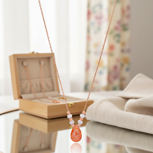 Nouvelle Tendance Quartz Goutte Conception Pour Fille Turc En Gros 925 Mode en Argent Sterling Pendentif - Product Image 3