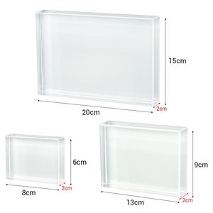 High Quality LOPO Brand Durable Substrates Crystal Painting Small Medium <strong>Large</strong> Cubic Sublimation Glass Photo <strong>Frame</strong> Blank for - Product Image 1