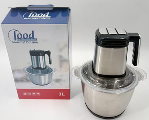 เครื่องบดเนื้อระบบไฟฟ้าสำหรับงานหนักแบบมืออาชีพเครื่องบดเนื้อทำจากสเตนเลสสตีลแบบพกพามีอินเตอร์เฟซแบบฝรั่งเศส - Product Image 4