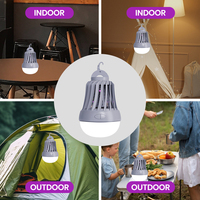 Lampe anti-moustiques portable à LED pour intérieur/extérieur à semi-conducteurs pour une lutte antiparasitaire efficace