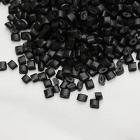 Granulés de polypropylène (PP) de qualité moulage par injection noir fournis en usine Matières premières PP recyclées Particules de plastique PP