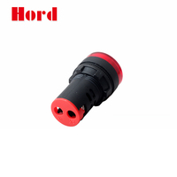 Hord indikator LED elektrik AC DC 24V 36V 48V 110V 220V 380V awet IP65 struktur elektronik plastik 1NO1NC Model AD16-22DS