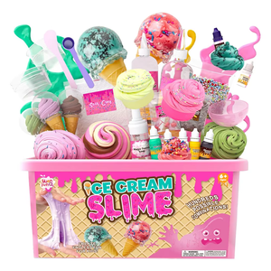 ชุดของเล่นสไลม์สำหรับเด็ก ได้รับการรับรองจาก REACH ของ Fun Arts and Crafts ของขวัญสำหรับงานปาร์ตี้ ชุดสไลม์ไอศกรีมสำหรับเด็กผู้หญิง ของขวัญวันอีสเตอร์และวันเกิด - Product Image 3