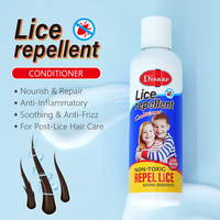 Après-shampoing anti-poux naturel Disaar à la menthe poivrée, soin nourrissant du cuir chevelu, après-shampoing lissant et réparateur
