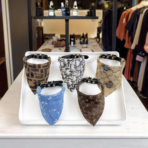 Pet Supplies Luxury Comfortable Leather Dog Scarf Collar - Product Image 5