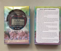 Gratis Pengiriman XL-013 Digital Profesional Genggam LCD Kronograf Olahraga Stopwatch Timer Stop Watch