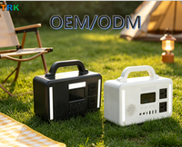 Station d'alimentation portable d'urgence pour l'extérieur 300W 384Wh LiFePO4, générateur solaire de secours pour le camping