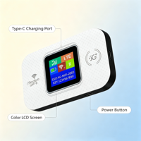 E5785 4G LTE MiFi WiFi6 Hotspot portable 150 Mbps Routeur WiFi de poche Emplacement pour carte SIM 3000 mAh LCD