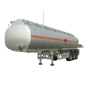 Wosheng professional produce 3axles milk and oil tank semi trailer fuel tanker trailer with cheaper price