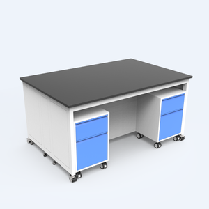 H khung kim loại đồ nội thất treo phòng thí nghiệm băng ghế dự bị với tủ tường bàn làm việc vật liệu thép bảng phòng thí nghiệm cho bệnh viện sử dụng - Product Image 3