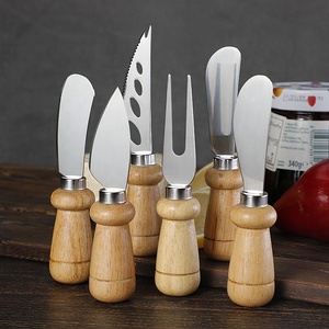 스테인레스 스틸 작은 치즈 도구 버터 스프레드 간장 토스트 포크 과일 나이프 매일 사용 - Product Image 1