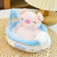 Peluche de Animal de Compañía para Escritorio al por Mayor - Conejo y Elefante de Peluche para Aliviar el Estrés y la Educación