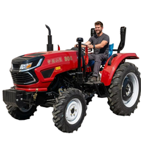 Tracteur agricole multifonctionnel Euro 50 CV, 4 roues motrices, boîte de vitesses, chargeur frontal, cabine climatisée, pneus radiaux, homologué pour la circulation publique européenne